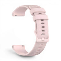 Bracelet Garmin Motion silicone coloris rose vue côté - Clipz-it