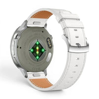 Bracelet Garmin Nappa cuir veritable vue face - Clipz-it