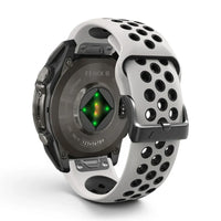 Bracelet Garmin Rhythm silicone sportif vue face - Clipz-it