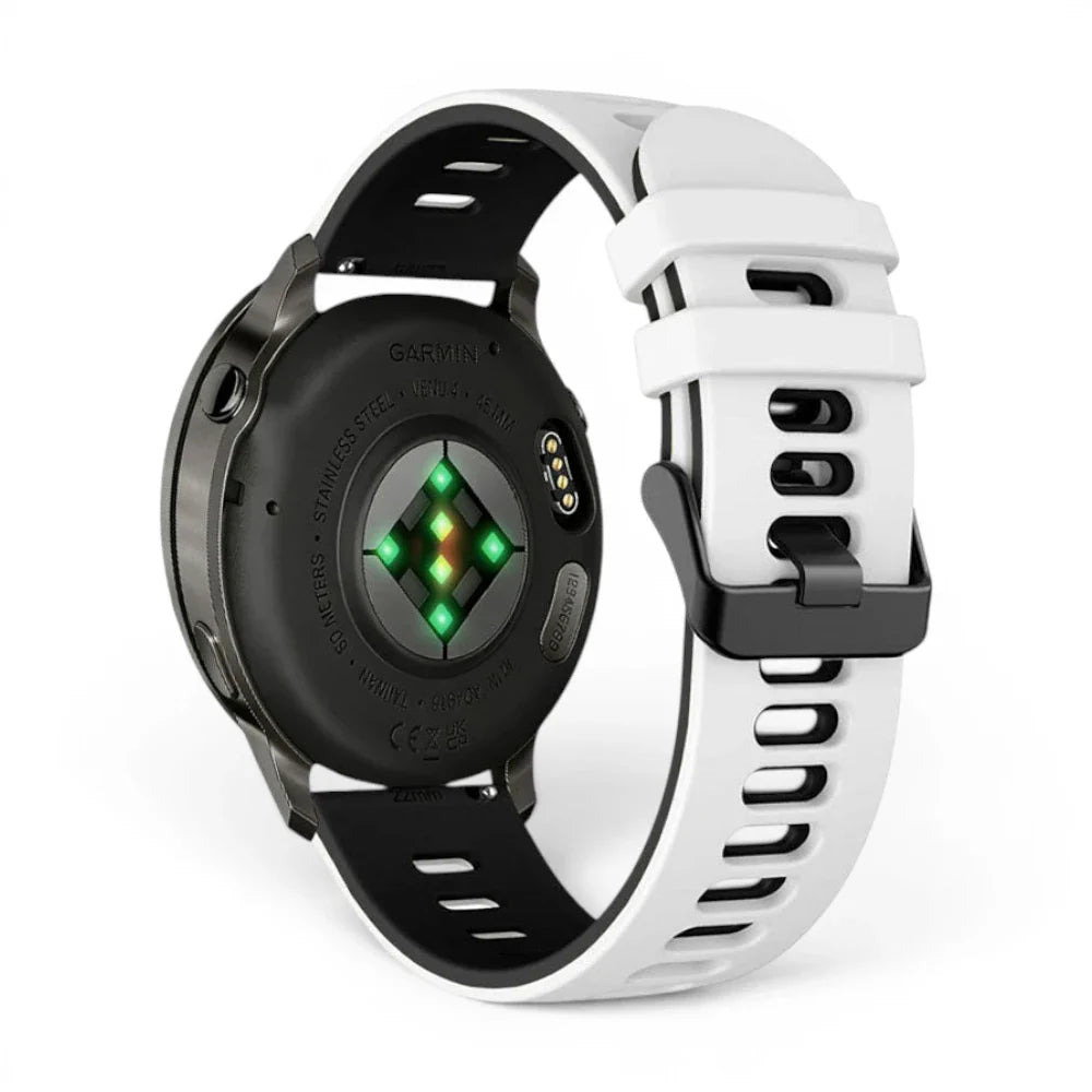 Bracelet Garmin Rhythm silicone sportif vue face - Clipz-it