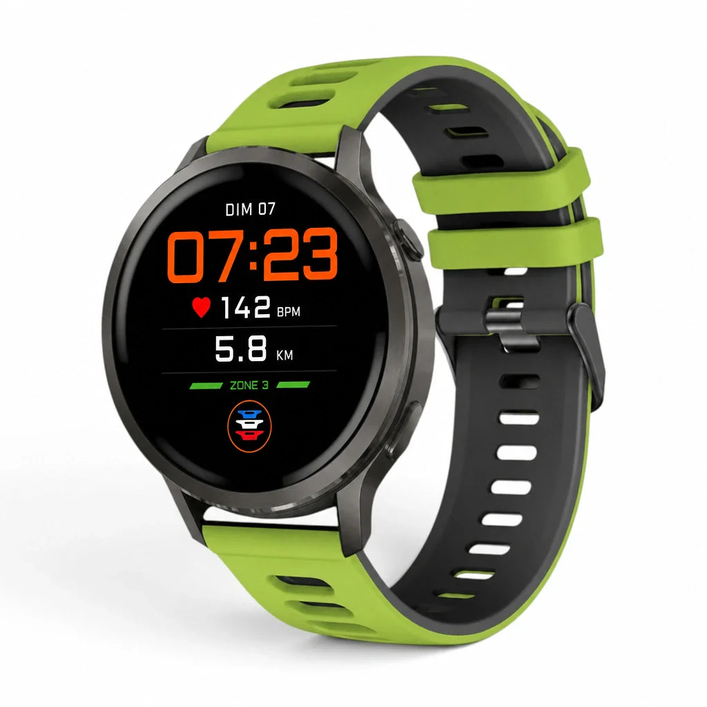 Bracelet Rhythm silicone sportif Garmin Quick-Release 22mm cadran Clipz-it vue face - Clipz-it