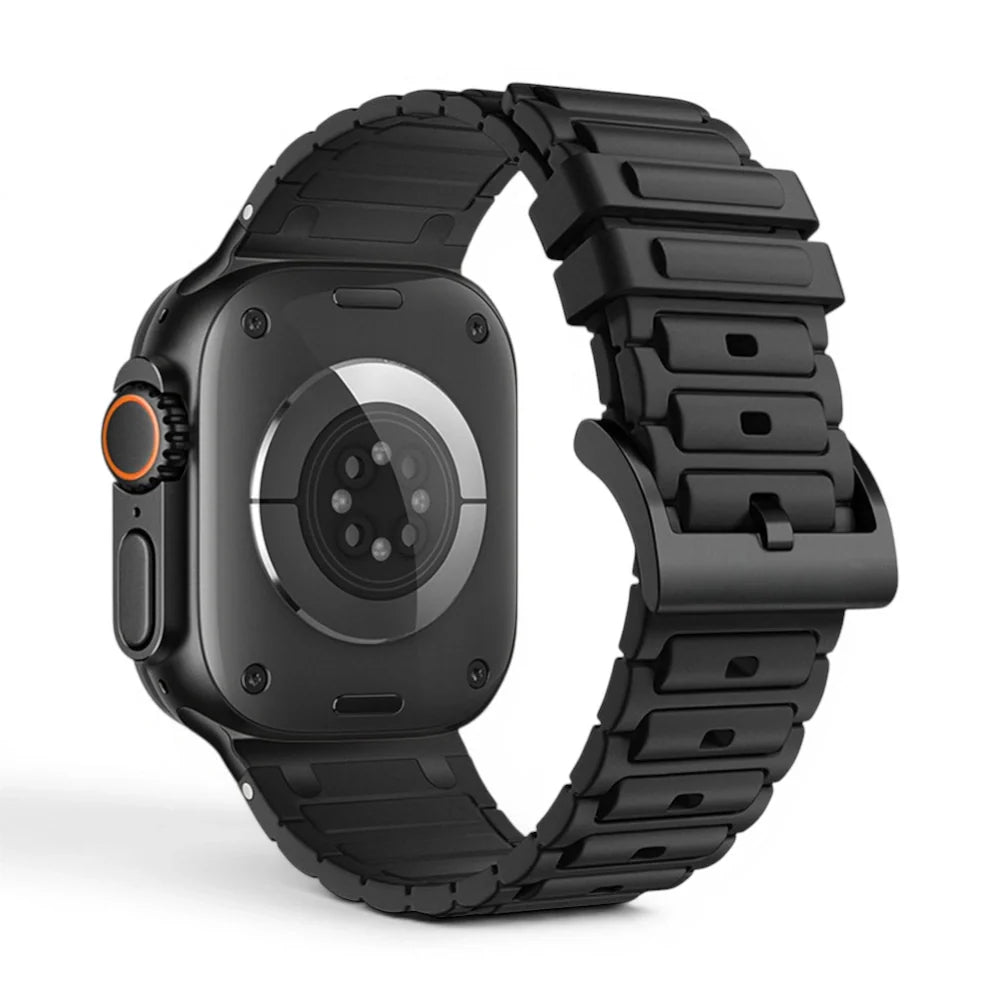 Bracelet Hexalink Silicone vue arrière pour Apple Watch - Clipz-it
