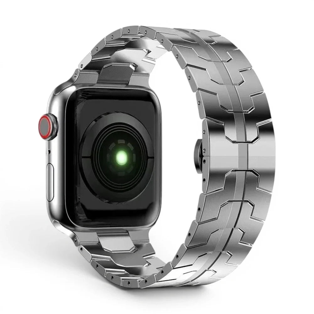 Bracelet Iron Man Acier inoxydable pour Apple Watch - Clipz-it