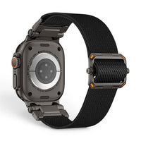 Bracelet Odyssey nylon militaire vue arrière pour Apple Watch - Clipz-it