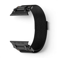 Bracelet Titan Mesh Maille milanaise titane pour Apple Watch - Clipz-it
