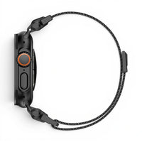Bracelet Titan Mesh Maille milanaise titane pour Apple Watch - Clipz-it