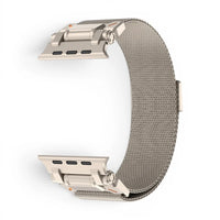 Bracelet Titan Mesh Maille milanaise titane pour Apple Watch - Clipz-it