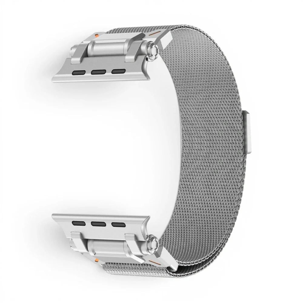 Bracelet Titan Mesh Maille milanaise titane pour Apple Watch - Clipz-it