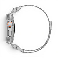 Bracelet Titan Mesh Maille milanaise titane pour Apple Watch - Clipz-it
