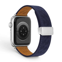 Bracelet Perforé cuir perforé vue arrière pour Apple Watch - Clipz-it