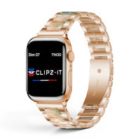 Bracelet Perla Acier inoxydable pour Apple Watch - Clipz-it