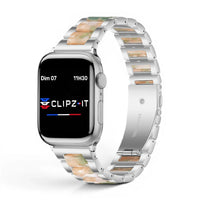 Bracelet Perla Acier inoxydable pour Apple Watch - Clipz-it