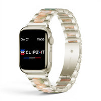 Bracelet Perla Acier inoxydable pour Apple Watch - Clipz-it
