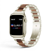 Bracelet Perla Acier inoxydable pour Apple Watch - Clipz-it