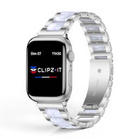 Bracelet Perla Acier inoxydable pour Apple Watch - Clipz-it