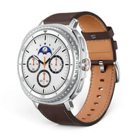Bracelet Baron cuir véritable pour Samsung Galaxy Watch Watch 8 - Clipz-it