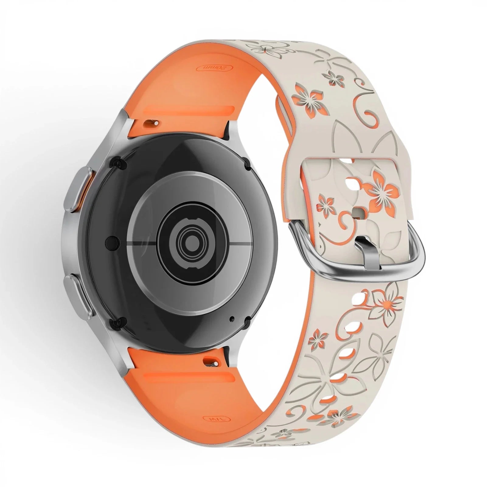 Bracelet Blush silicone bicolore pour Samsung Galaxy Watch - Clipz-it