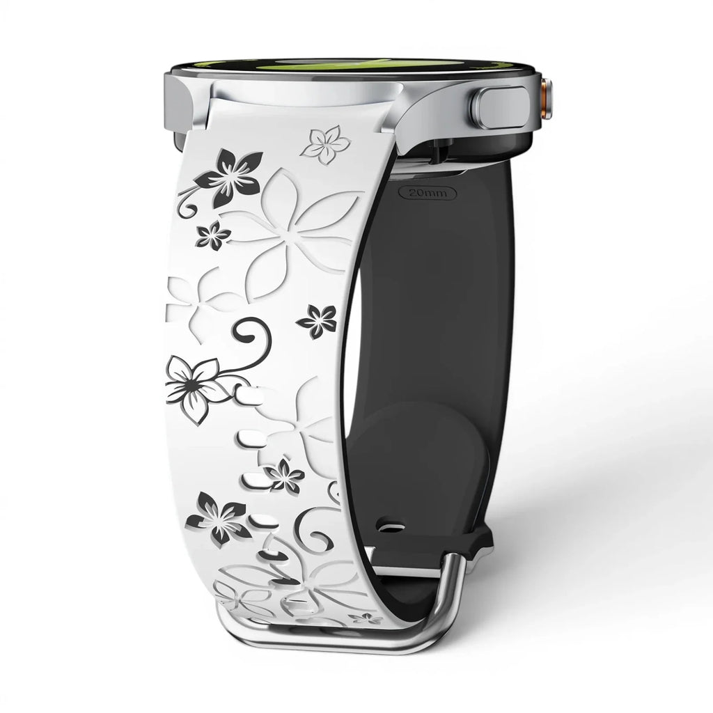 Bracelet Blush silicone bicolore pour Samsung Galaxy Watch - Clipz-it