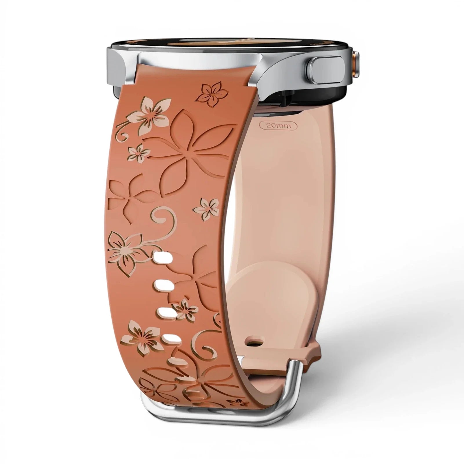 Bracelet Blush silicone bicolore pour Samsung Galaxy Watch - Clipz-it