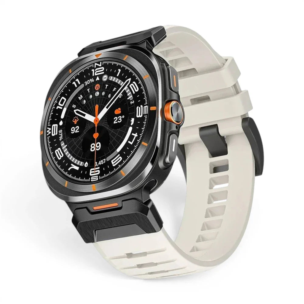 Bracelet Bunker silicone militaire pour Samsung Galaxy Watch Ultra - Clipz-it