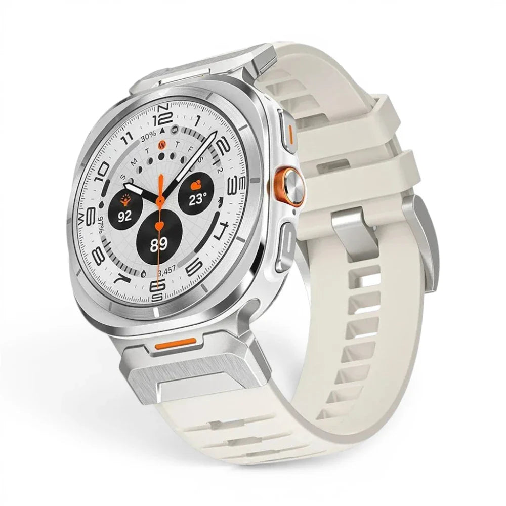 Bracelet Bunker silicone militaire pour Samsung Galaxy Watch Ultra - Clipz-it