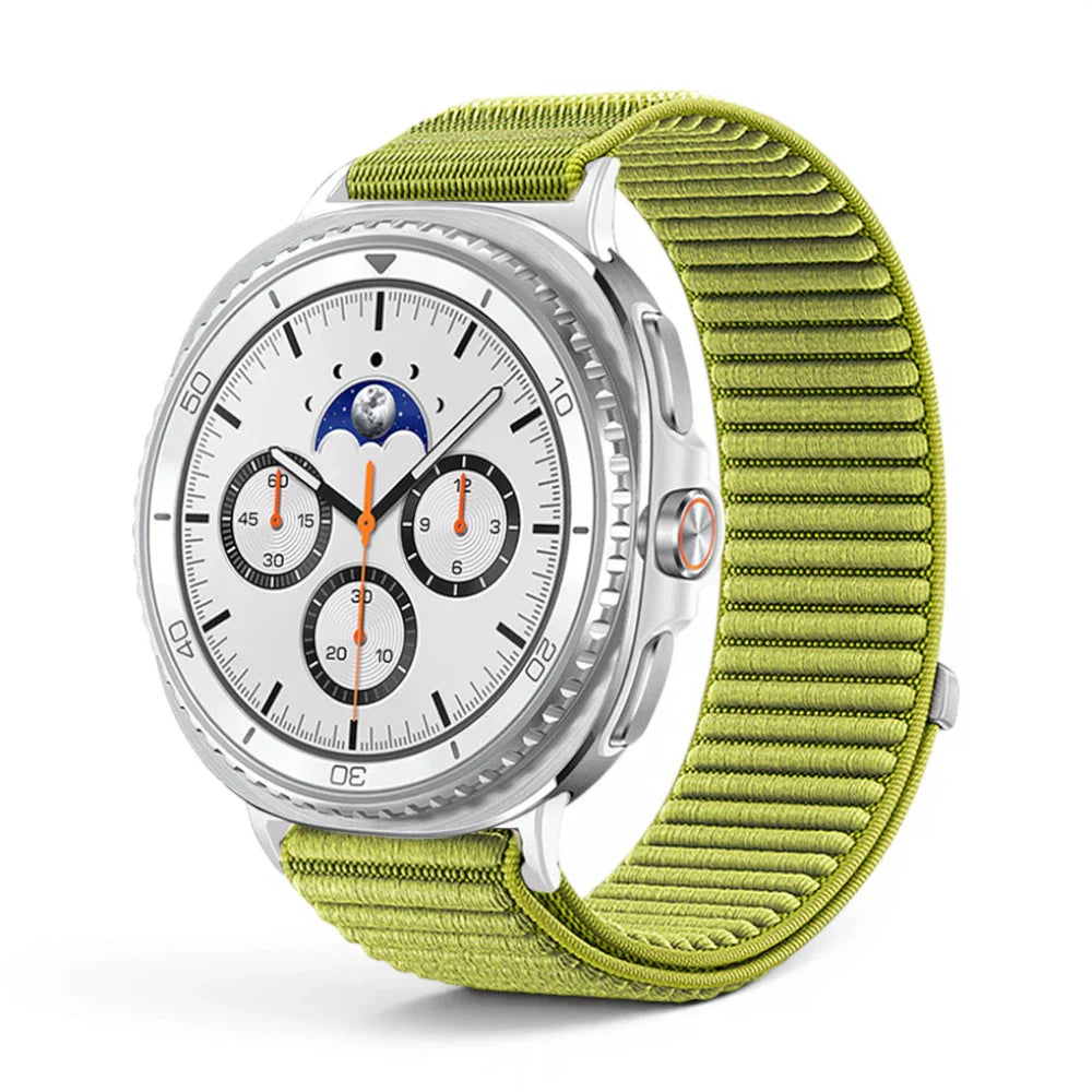 Bracelet Cocoon nylon velours pour Samsung Galaxy Watch Watch 8 - Clipz-it