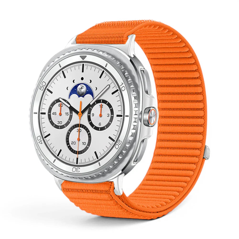 Bracelet Cocoon nylon velours pour Samsung Galaxy Watch Watch 8 - Clipz-it