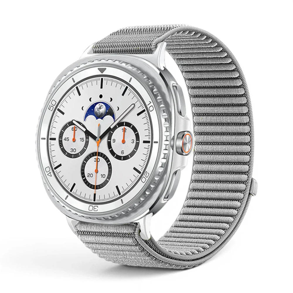 Bracelet Cocoon nylon velours pour Samsung Galaxy Watch Watch 8 - Clipz-it