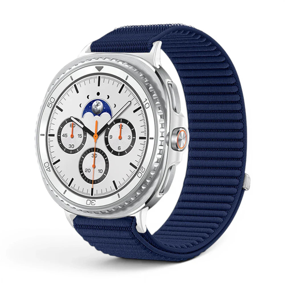 Bracelet Cocoon nylon velours pour Samsung Galaxy Watch Watch 8 - Clipz-it