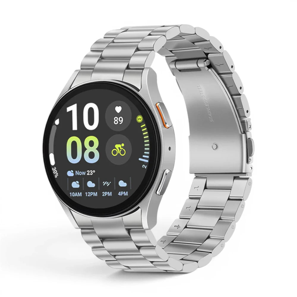 Bracelet Forge acier inoxydable pour Samsung Galaxy Watch - Clipz-it