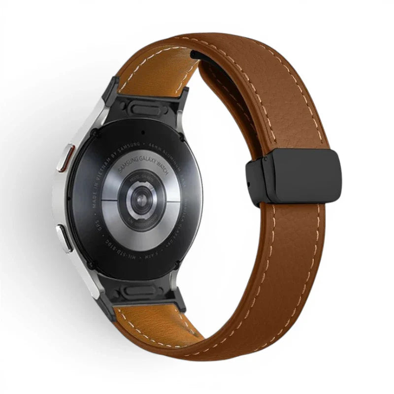 Bracelet Iris cuir féminin pour Samsung Galaxy Watch - Clipz-it