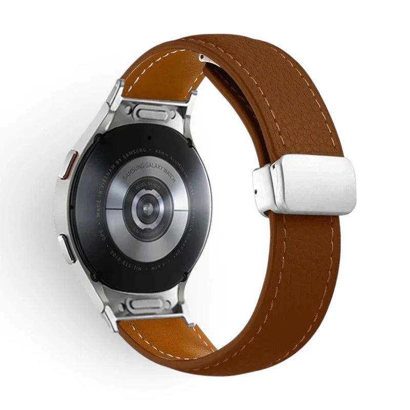 Bracelet Iris cuir féminin pour Samsung Galaxy Watch - Clipz-it