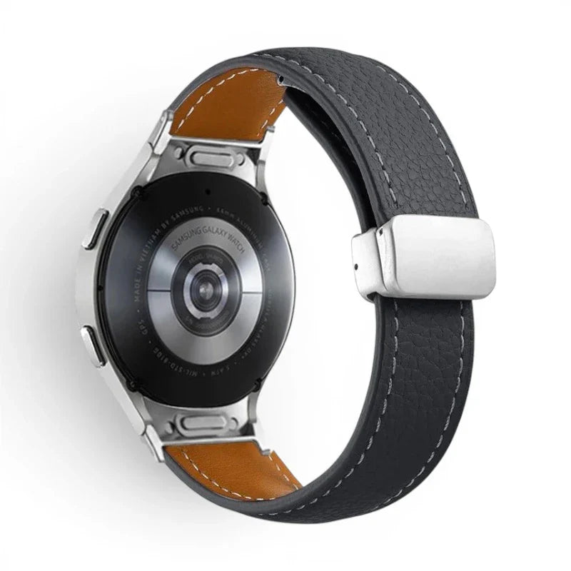 Bracelet Iris cuir féminin pour Samsung Galaxy Watch - Clipz-it
