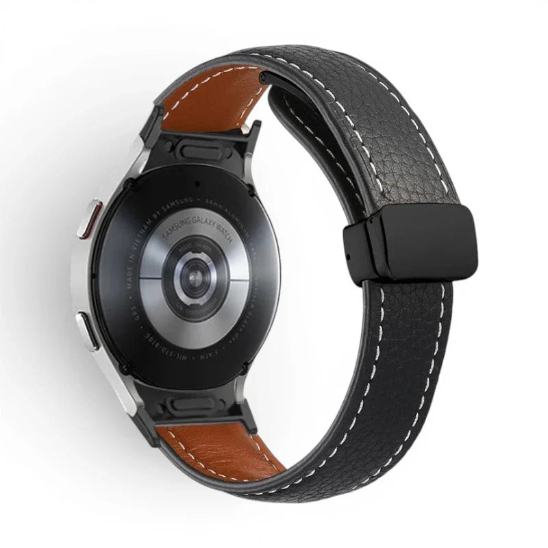 Bracelet Iris cuir féminin pour Samsung Galaxy Watch - Clipz-it