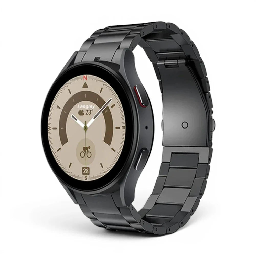 Bracelet Onyx titane pour Samsung Galaxy Watch - Clipz-it
