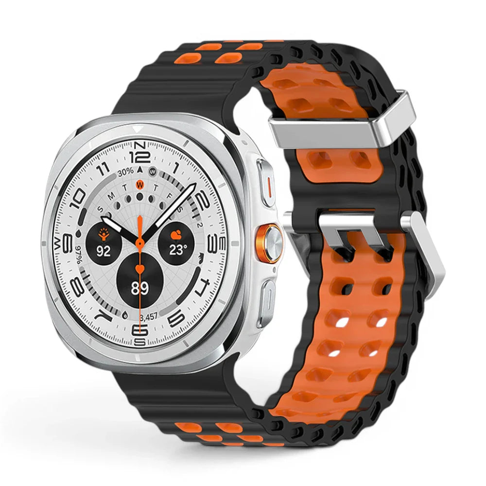 Bracelet Reef silicone marin pour Samsung Galaxy Watch Ultra - Clipz-it
