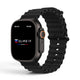 Bracelet Swim silicone couleur Noir pour Apple Watch - Clipz-it