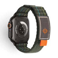Bracelet Trekker nylon outdoor vue arrière pour Apple Watch - Clipz-it