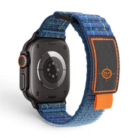 Bracelet Trekker nylon outdoor vue arrière pour Apple Watch - Clipz-it