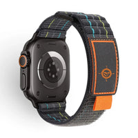 Bracelet Trekker nylon outdoor vue arrière pour Apple Watch - Clipz-it