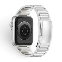 Bracelet Zenith titane maillons vue arrière pour Apple Watch - Clipz-it